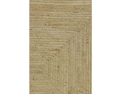 Tapis rectangulaire en jute naturelle (230 x 160 cm)