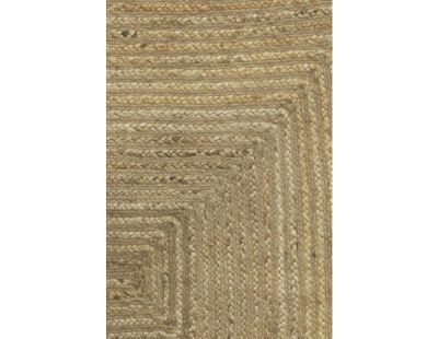 Tapis rectangulaire en jute naturelle (180 x 120 cm)