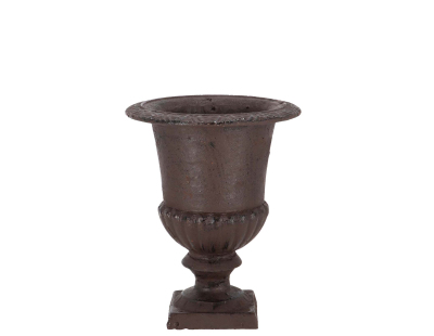 Vase Médicis en fonte (Hauteur 23 cm)