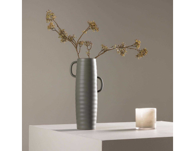 Vase en grès Cent (Gris foncé)