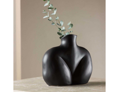 Vase en grès Harvey (Noir)