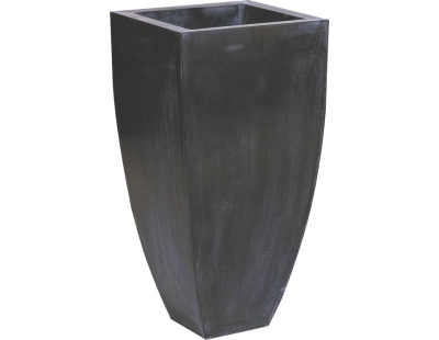 Cache-pots en zinc noir (lot de 2)