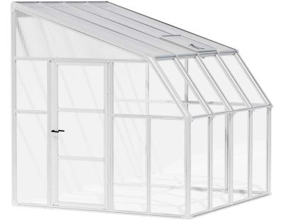 Véranda en aluminium blanc et polycarbonate Sun Room II (6.7m²)