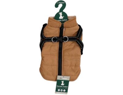 Veste harnais pour chien 25 cm (Taupe)