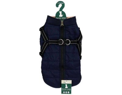 Veste harnais pour chien 35 cm (Bleu marine)