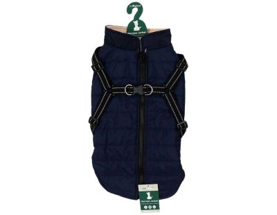 Veste harnais pour chien 45 cm (Bleu marine)