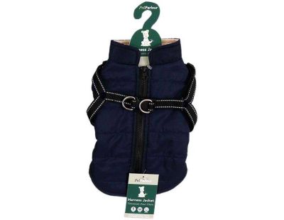 Veste harnais pour chien 25 cm (Bleu marine)