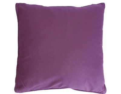 Coussin carré pour dossier de canapé 60 cm (Aubergine)