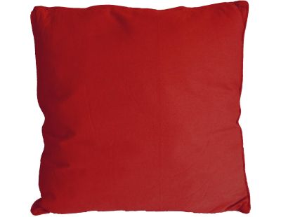 Coussin carré pour dossier de canapé 60 cm (Rouge)