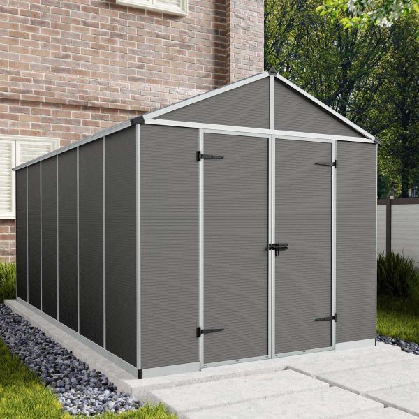 Abri de jardin en polycarbonate et aluminium Rubicon - Canopia by Palram