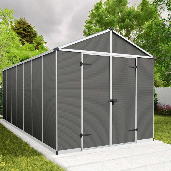 Abri de jardin en polycarbonate et aluminium Rubicon - Canopia by Palram