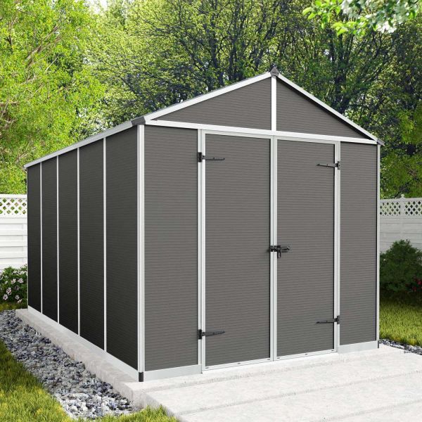 Abri de jardin en polycarbonate et aluminium Rubicon - Canopia by Palram