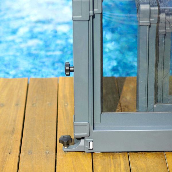 Abri piscine téléscopique en aluminium et polycarbonate Majorca - 8799