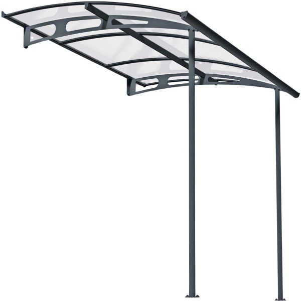 Abri terrasse auvent en aluminium et polycarbonate Vega