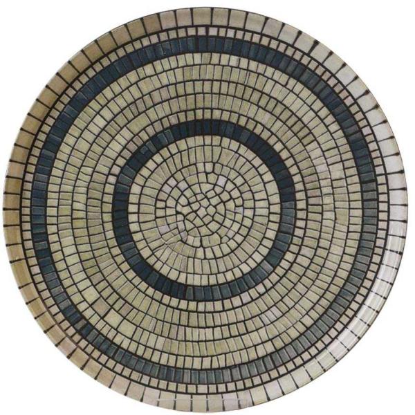 Assiette en céramique Mosaique 28 cm (Lot de 6) - ASI-1304