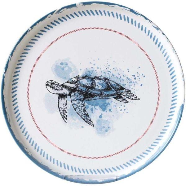 Assiette en porcelaine Marine (Lot de 6) - 5