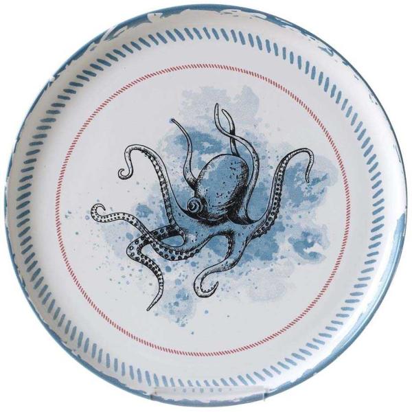 Assiette en porcelaine Marine (Lot de 6) - 8