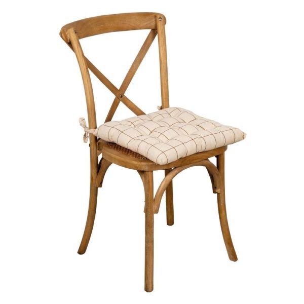 Galette de chaise en coton FLEX - AUB-6950