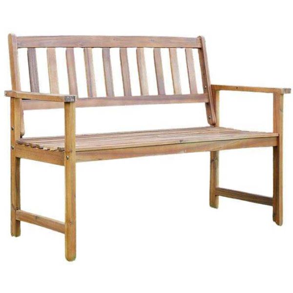 Banc de jardin en acacia massif Sunna