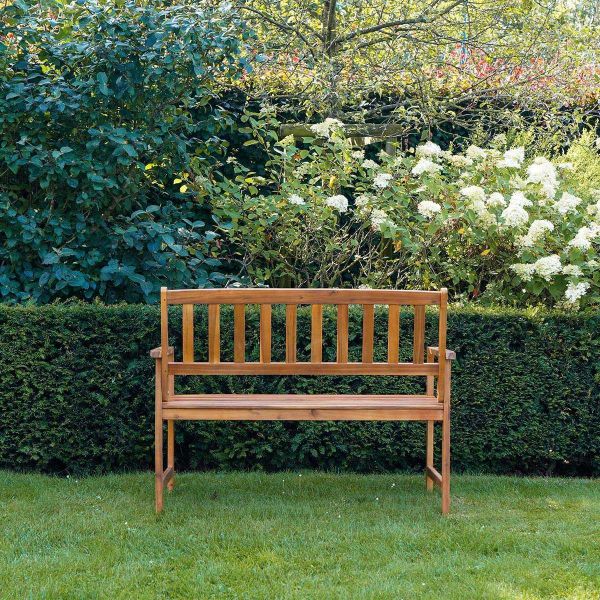 Banc de jardin en acacia massif Sunna - WIS-0280