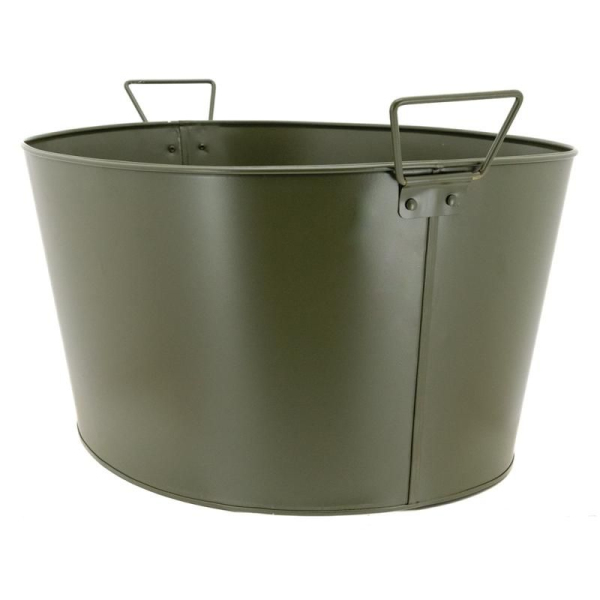 Bassine en métal Kaki - 19,90