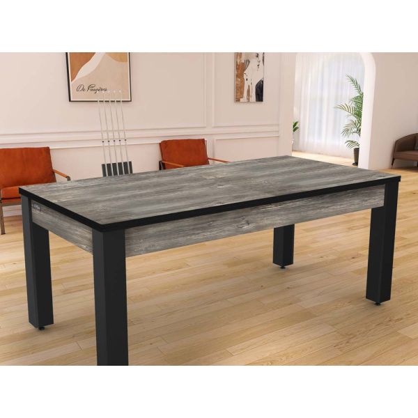 Billard convertible table 8 personnes Arizona + plateau dinatoire + pack d'accessoires - 7