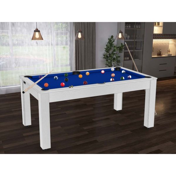 Billard convertible table 6 personnes Texas + plateaux dinatoires + pack accessoires Confort - 8