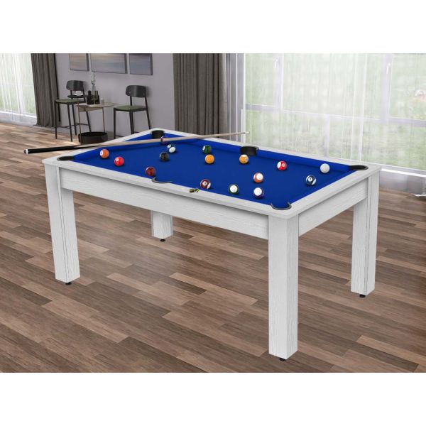 Billard convertible table 6 personnes Texas + plateaux dinatoires + pack accessoires Confort - 