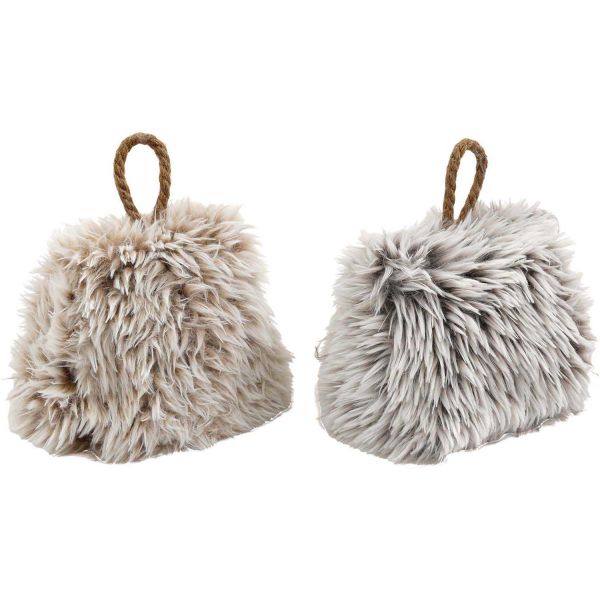 Bloc-porte en tissu Fluffy 15 cm (Lot de 2)