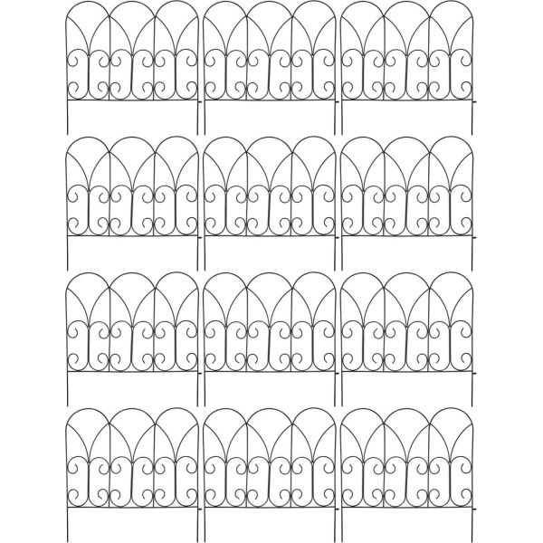 Bordure de jardin métal volutes