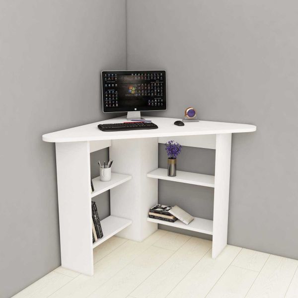 Bureau d'angle en agglomeré Basic - HANAH HOME