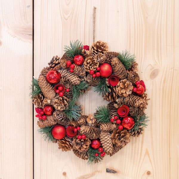 Couronne de Noël pomme de pin - AUBRY GASPARD