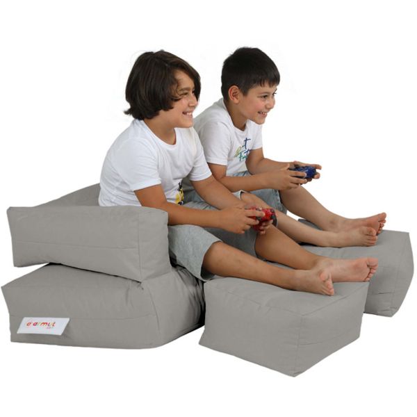 Canapé enfant avec poufs intérieur extérieur Kids