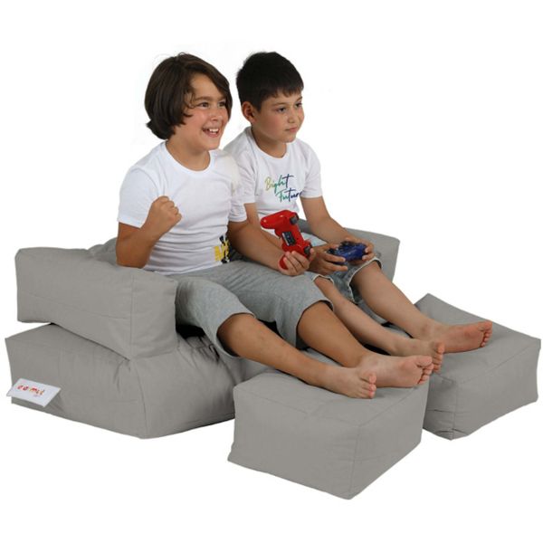 Canapé enfant avec poufs intérieur extérieur Kids - 94,90