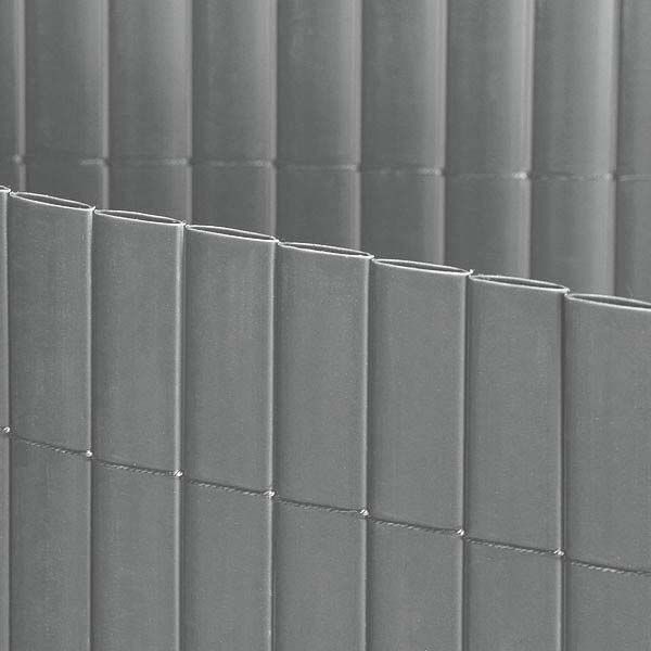 Rouleau Canisse PVC GRIS PERLE Dimensions: 1,20mx3m