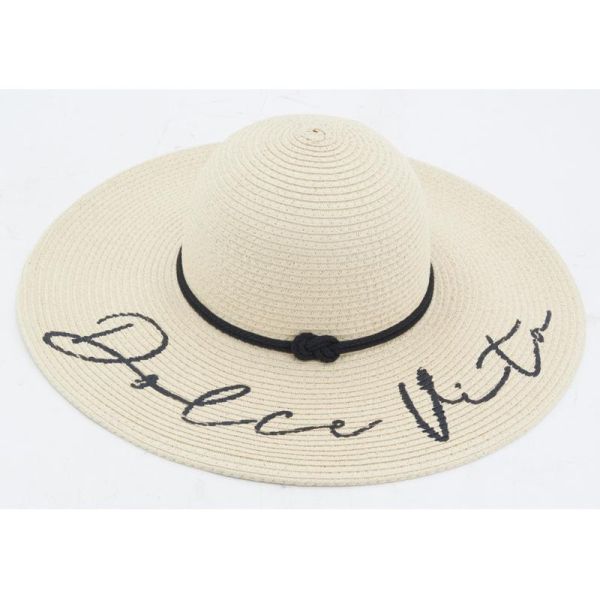 Chapeau femme en papier cordé Dolce Vita - 11,90