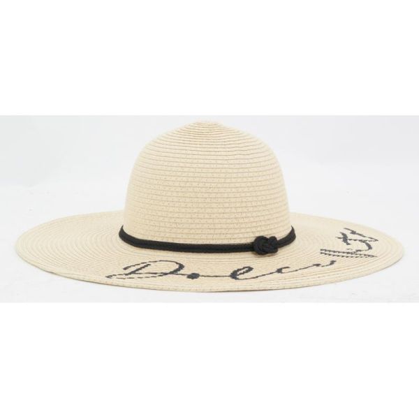 Chapeau femme en papier cordé Dolce Vita - AUB-5877