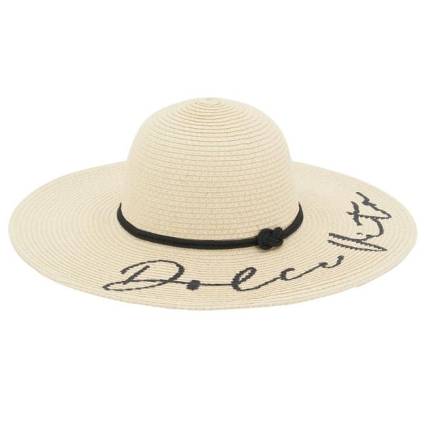 Chapeau femme en papier cordé Dolce Vita