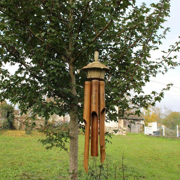 Carillon en bois avec cabane - ORIGEN