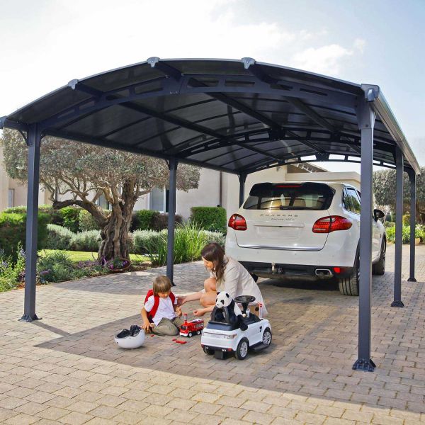 Carport en aluminium et polycarbonate Arcadia - Canopia by Palram