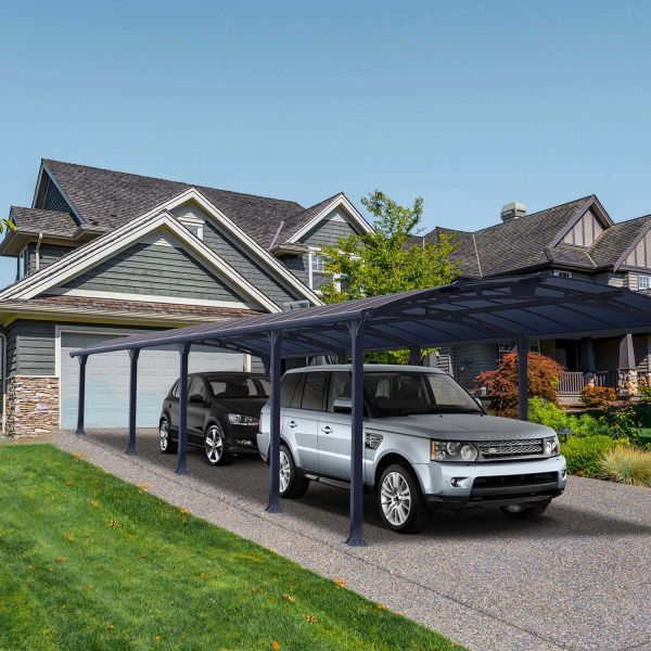 Carport en aluminium et polycarbonate Arcadia - Canopia by Palram