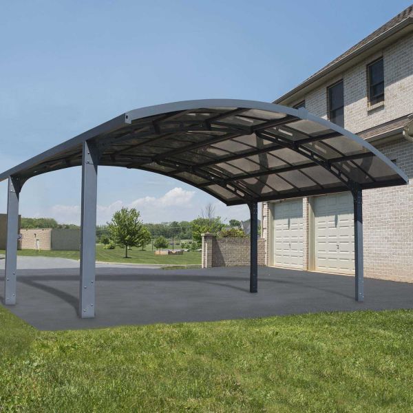 Carport en aluminium et polycarbonate Arizona Breeze - 8