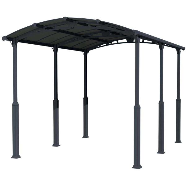 Carport spécial camping-car en aluminium et polycarbonate Alpine