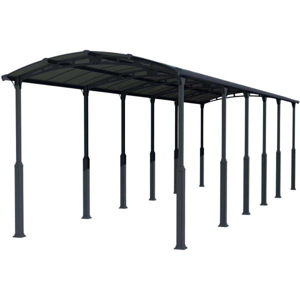 Carport spécial camping-car en aluminium et polycarbonate Alpine