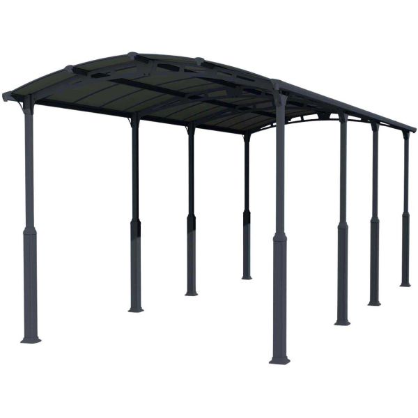 Carport spécial camping-car en aluminium et polycarbonate Alpine