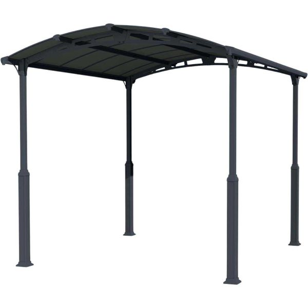 Carport spécial camping-car en aluminium et polycarbonate Alpine