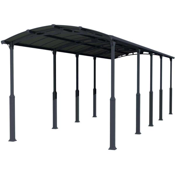 Carport spécial camping-car en aluminium et polycarbonate Alpine