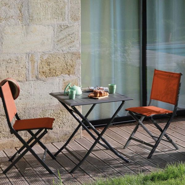 Chaise jardin pliante en aluminium Thema - Alizé