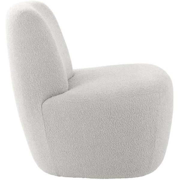 Chaise lounge en tissu bouclette Ada - PRE-1606