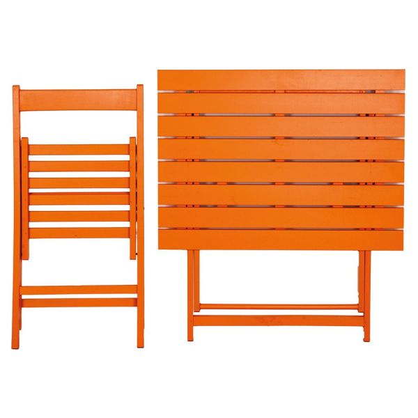 Chaise pliante en bois Orange - 27,90